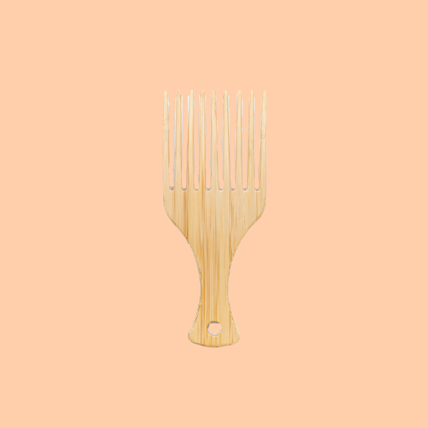 peigne afro bambou