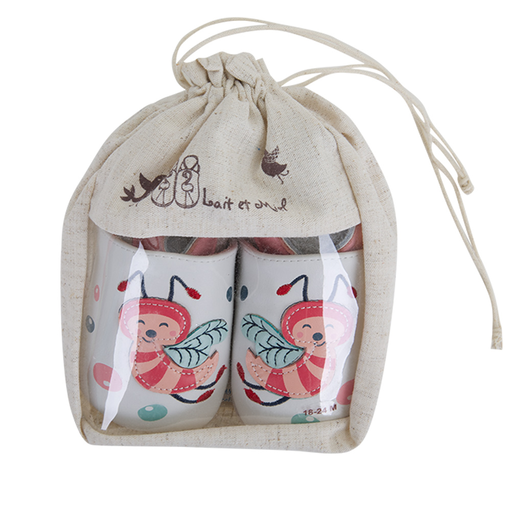 CHAUSSONS BÉBÉ CUIR SOUPLE ABEILLES – Image 2