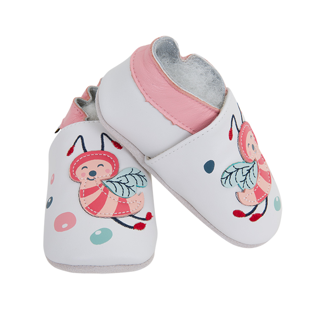 CHAUSSONS BÉBÉ CUIR SOUPLE ABEILLES – Image 3
