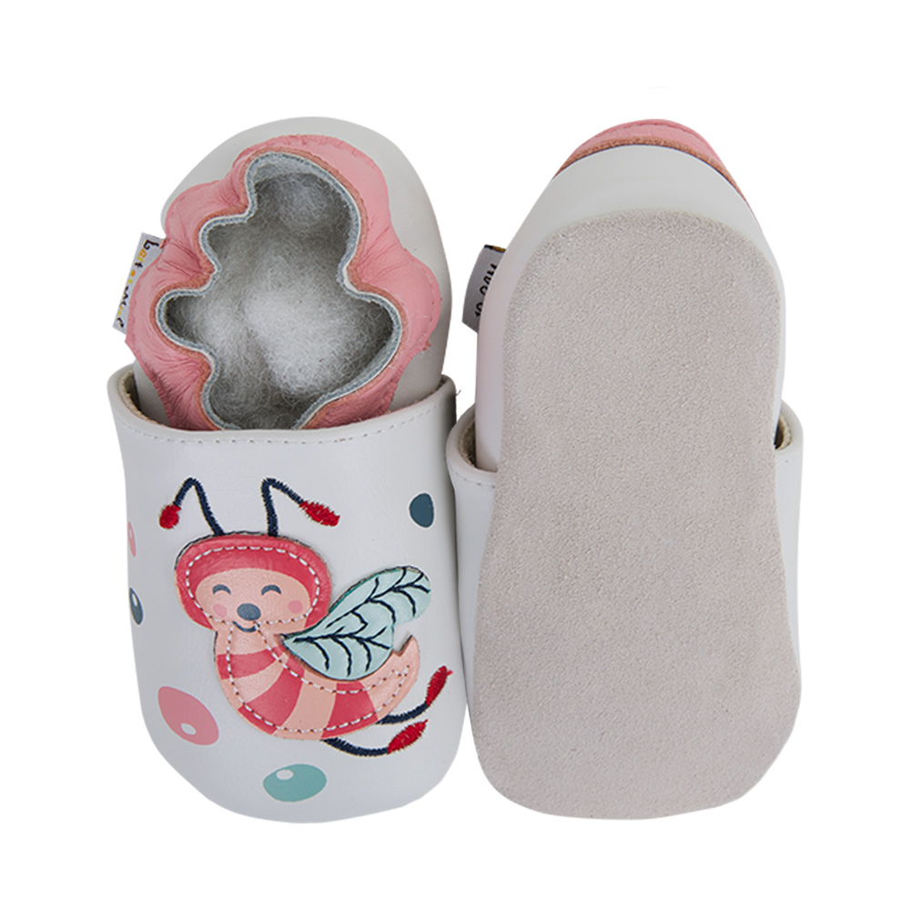 CHAUSSONS BÉBÉ CUIR SOUPLE ABEILLES – Image 4