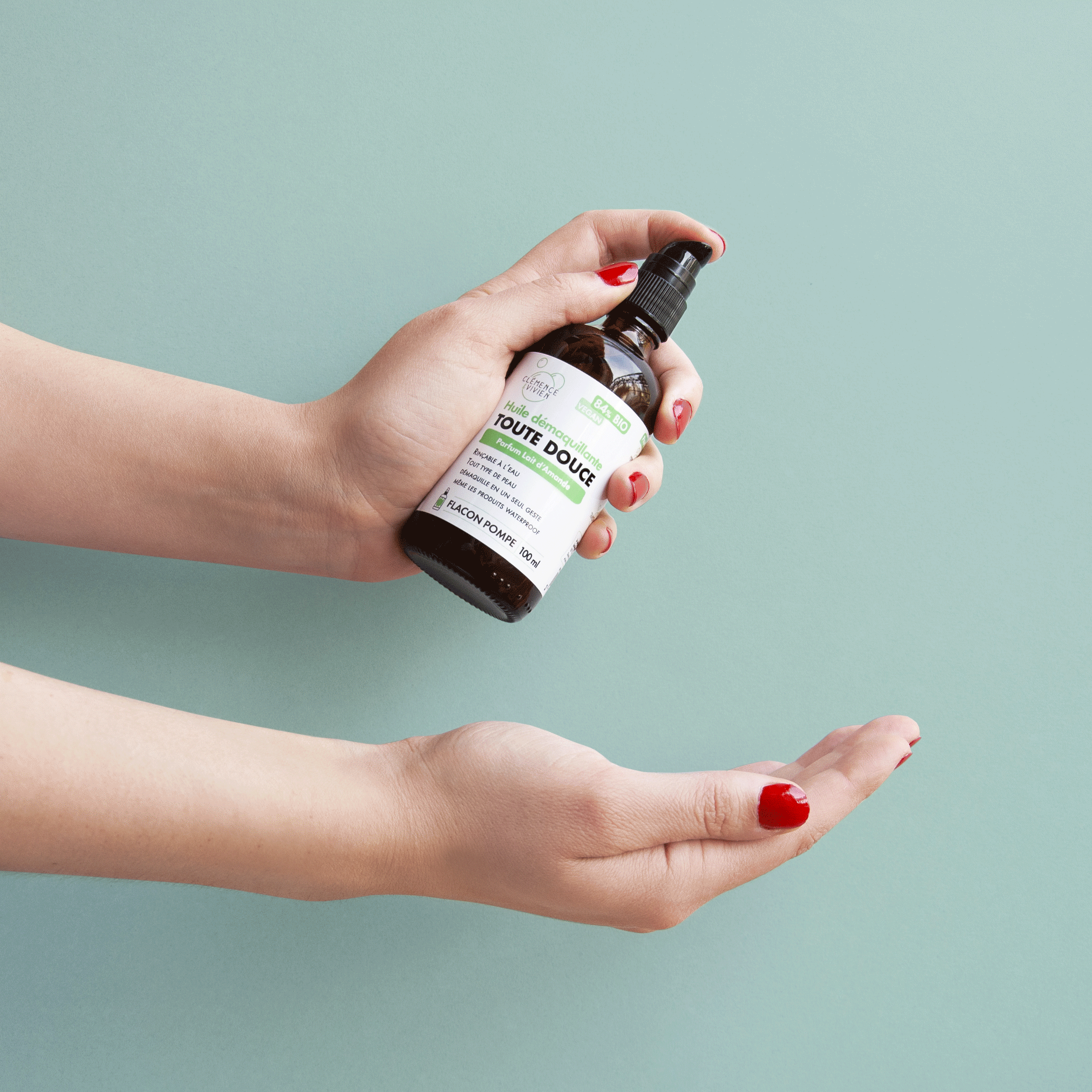 Huile démaquillante rinçable toute douce parfum lait d'amande – Image 5