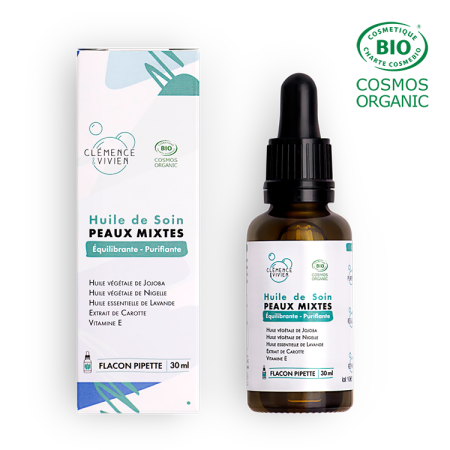 huile de soin peau mixte