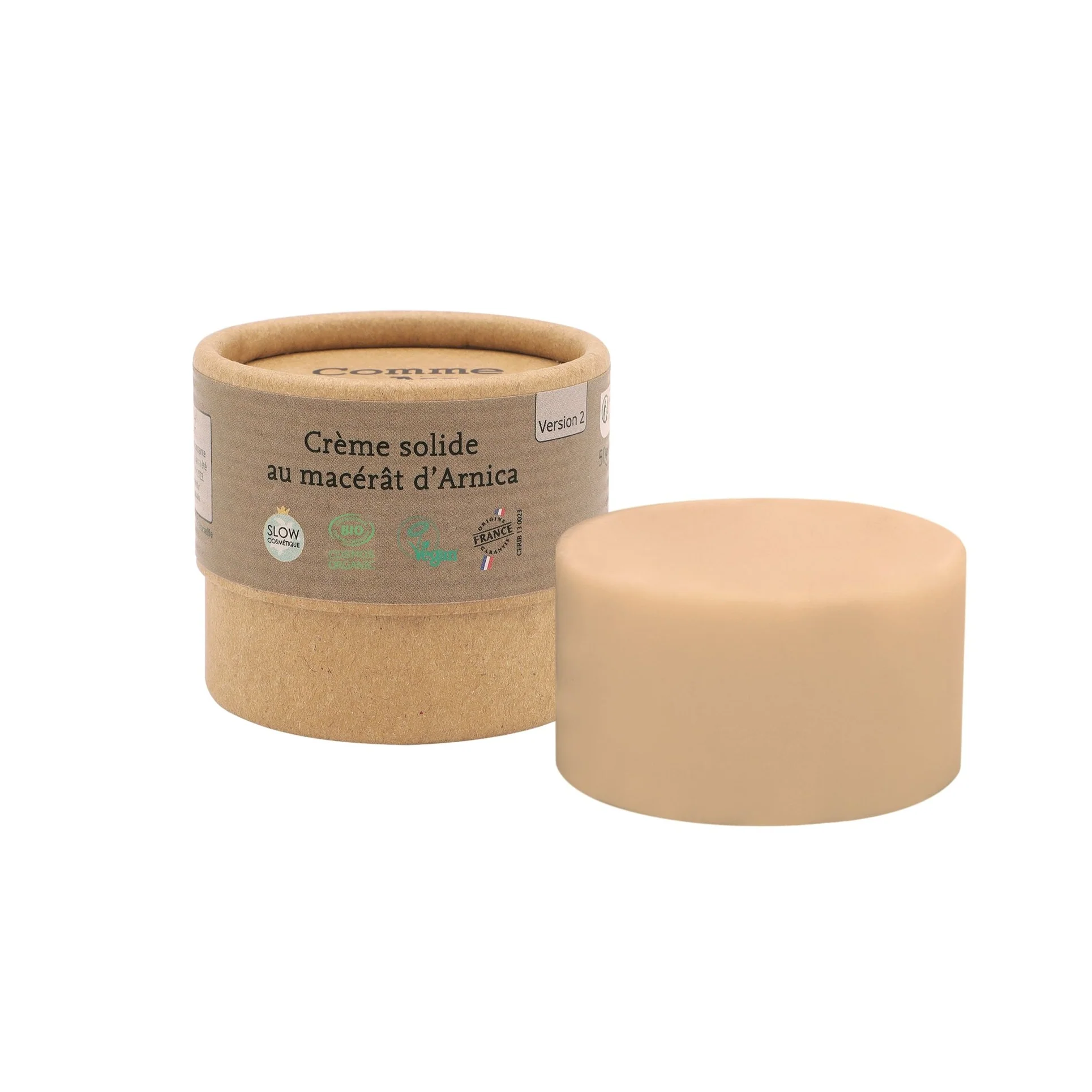 Crème solide au macérât d'Arnica - Version 1 - Comme avant