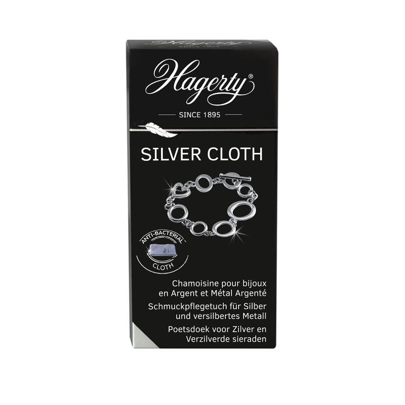 Chamoisine Silver Cloth : produit pour nettoyer les bijoux en argent Hagerty