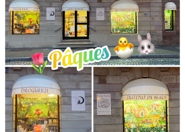 Pâques 🐣 vitrine 2024