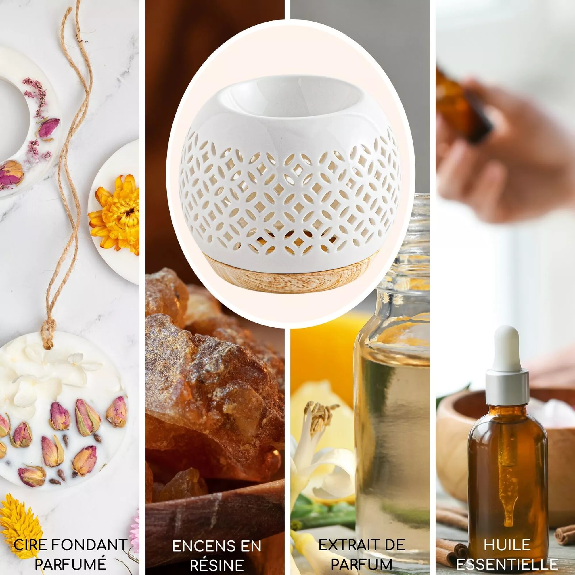 Brûle Parfum Céramy Qianbi en Céramique Laquée – Image 4