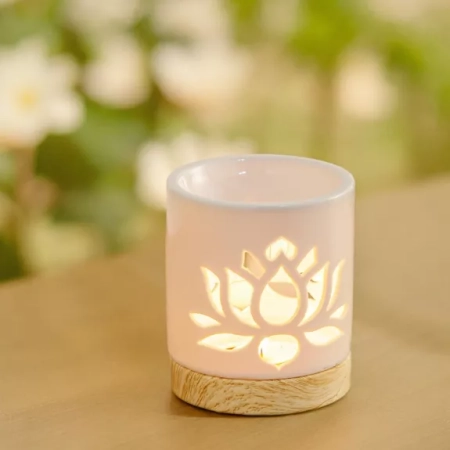 Brûle Parfum Céramy Nénuphar en Céramique Laquée