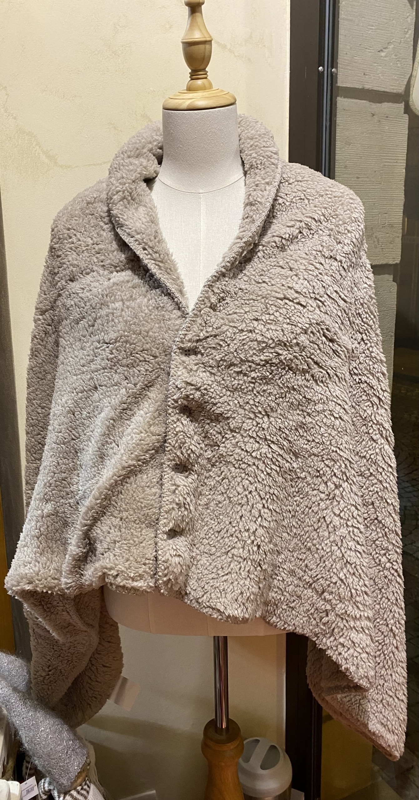 Cape polaire beige – Image 3