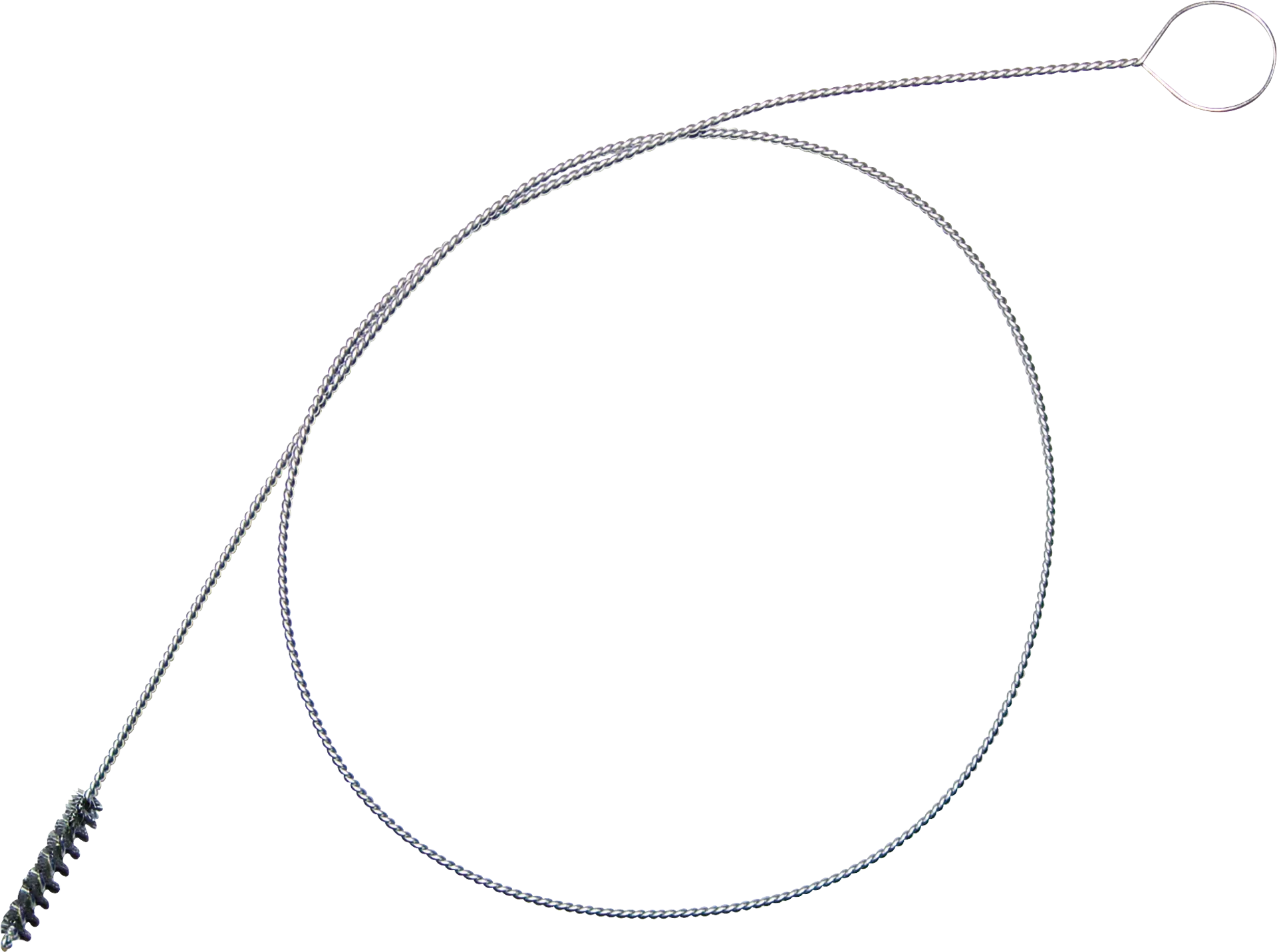 Goupillon pour les tuyaux de l'émulsionneur à lait