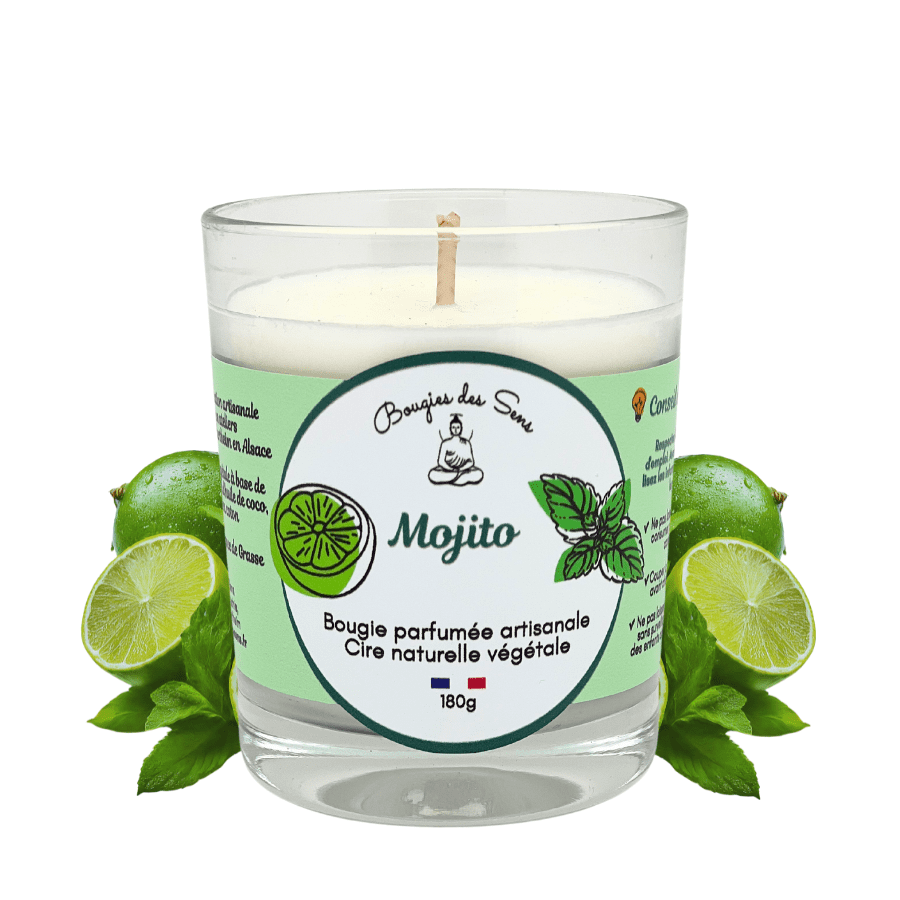 Bougie parfumée mojito