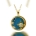 Collier Argent 925 Apatite & Etoiles