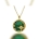 Collier Argent 925 Malachite & Etoiles