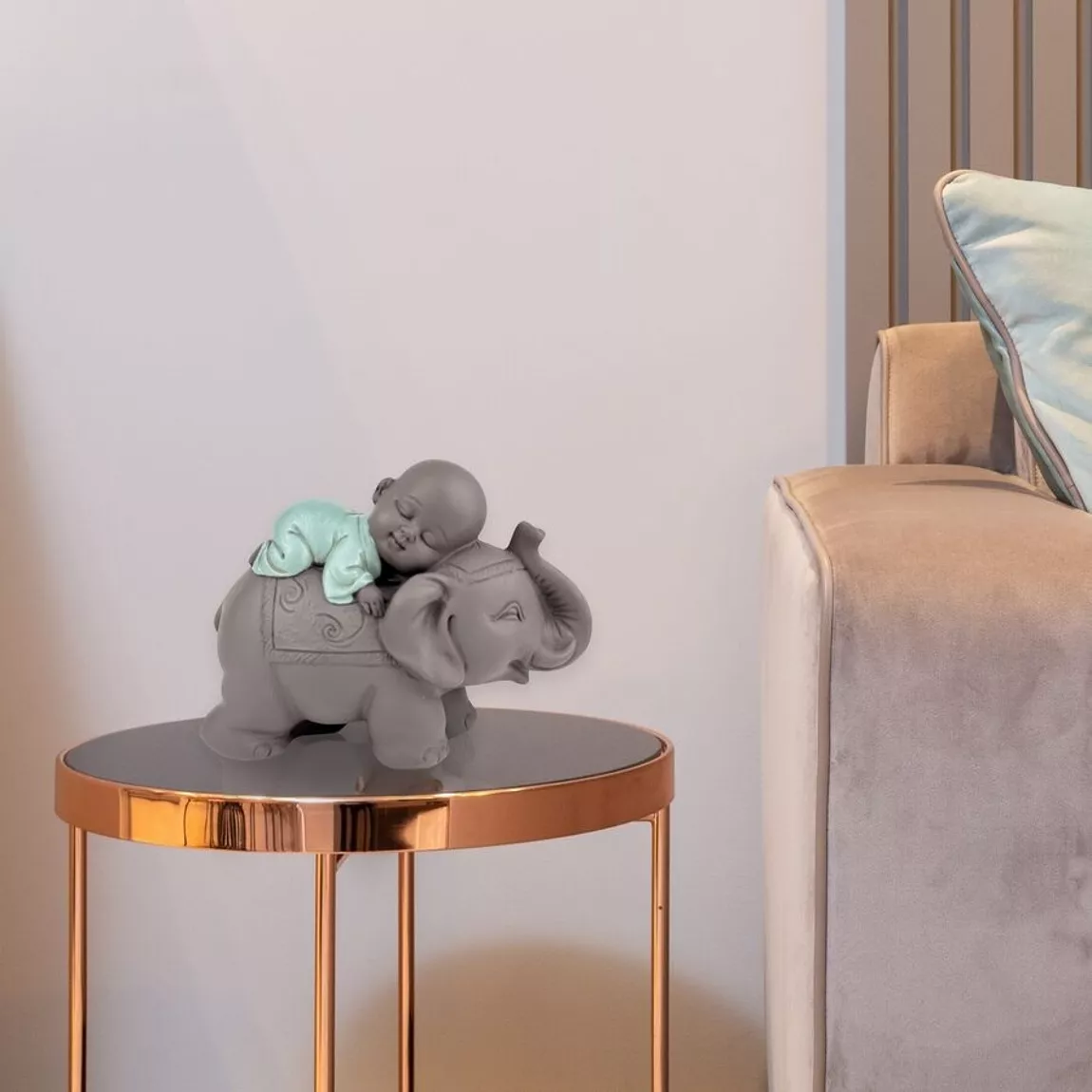 Figurine Éléphant & Bonze - Porte-Bonheur Zen – Image 5