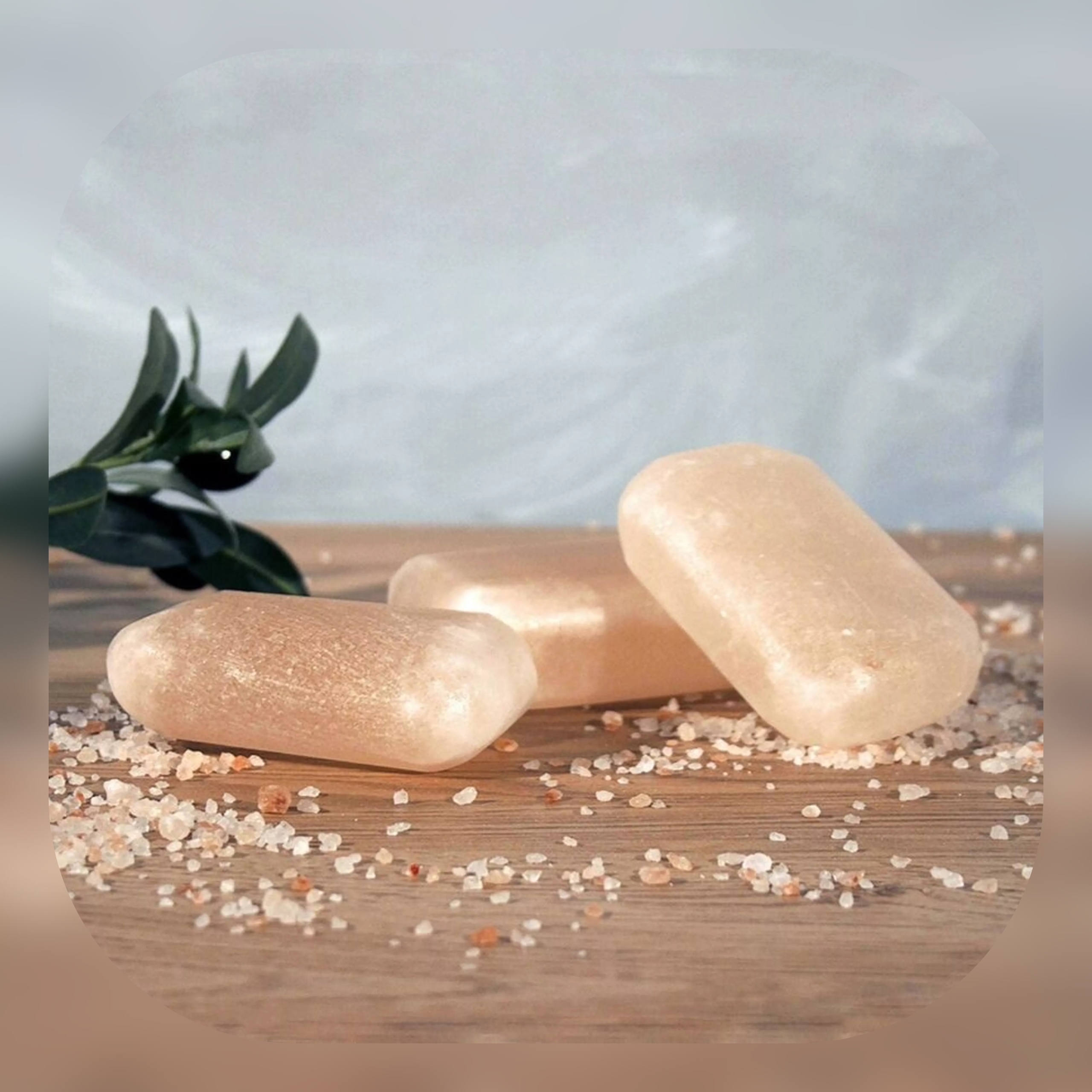 Savon au Sel de l’Himalaya 100 % Naturel – Fait Main & Vegan