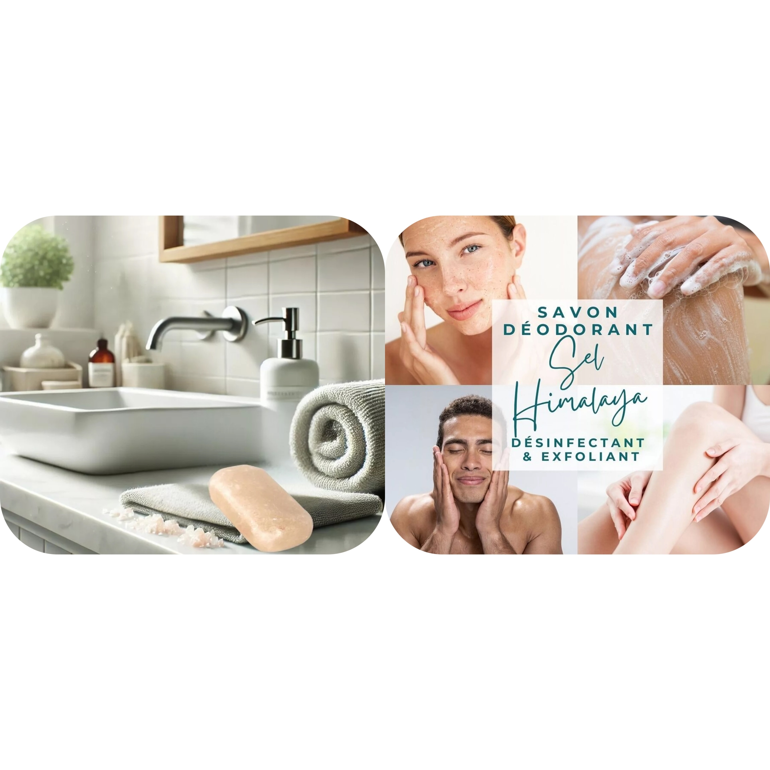 Savon au Sel de l’Himalaya 100 % Naturel – Fait Main & Vegan – Image 3