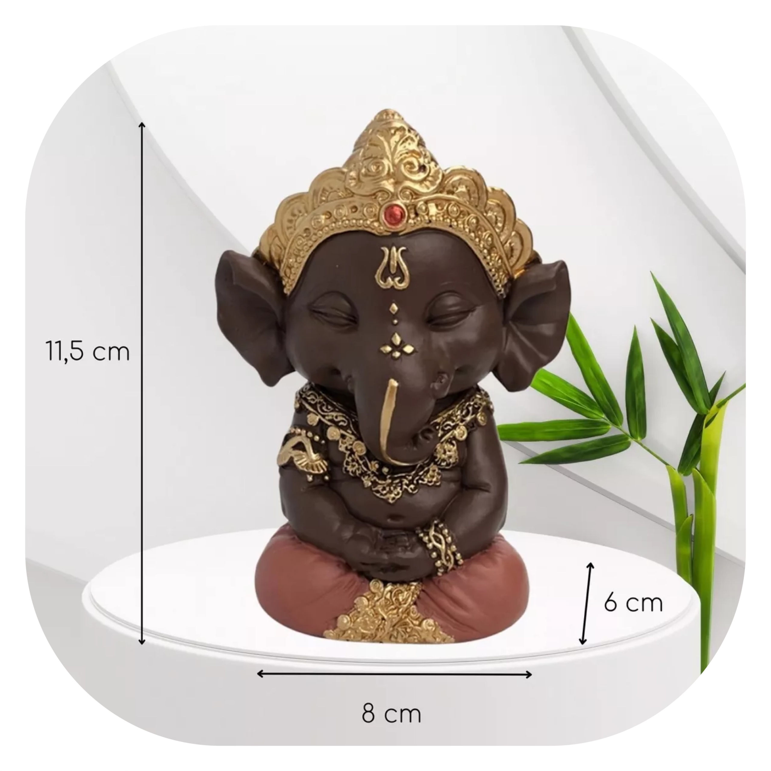 🌟Ganesh 2 - Figurine Porte-Bonheur & Décoration Zen – Image 3